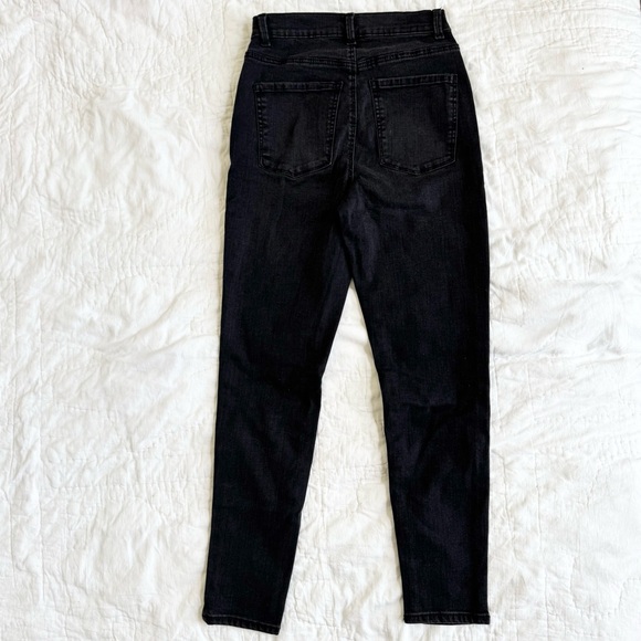 No Boundaries NEW Curvy Super High Rise Jegging Jeans Black Womens Denim NWT 7 - Picture 2 of 12